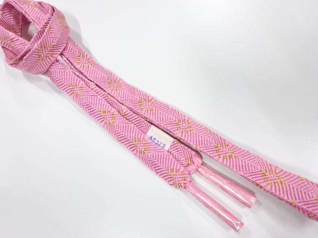 JAPANESE HAND-TIED OBIJIME CORD / UNUSED / SILK